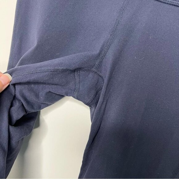 Athleta Womens Size XS Chaturanga Capri Legging Navy Blue Yoga Stretch Workout - Picture 5 of 10